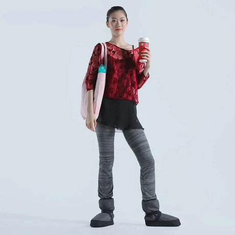 Ballet Dancing Warm Up Over the Knee Leg Warmers Dance Leggings