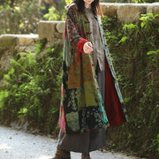 Vintage Cotton Linen Patchwork Coats