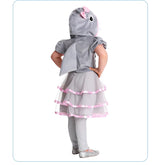 Boys and Girls Grey Shark Kids Outfits Book Week Costume Onsie Hoodie Halloween Fancy Dress Up Play Suit
