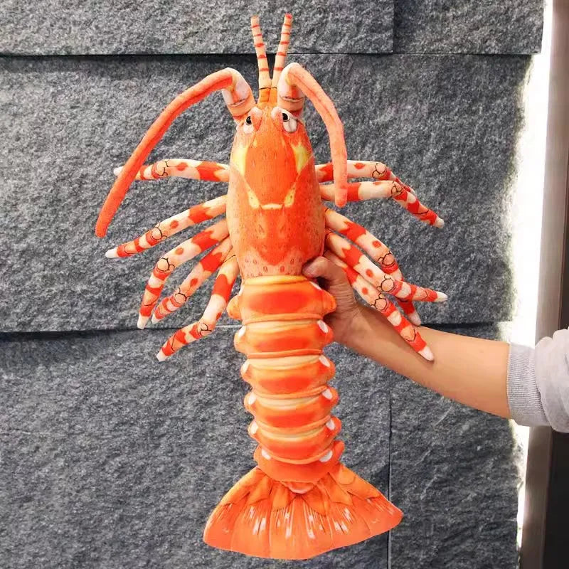 Lobster Crayfish Red Blue Plushie Toy