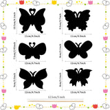 Set of 12 Magic Scratch Art Butterfly Scratch Drawing Cards