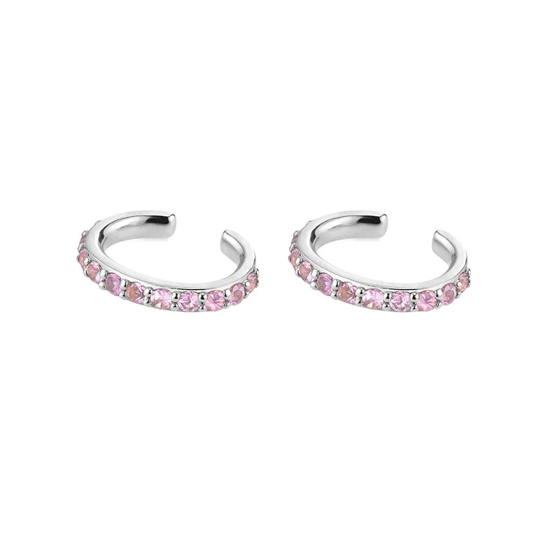 Colourful Zircon Gold Stud Earrings Mix'n'Match