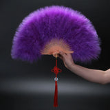 Feather Folding Fan