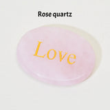 Natural Crystal Thumb Worry Stone for Meditation Anxiety Charkas