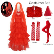Lydia & Beetlejuice Adult Halloween Costumes