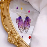 Handmade Resin Fairy Wing Earrings