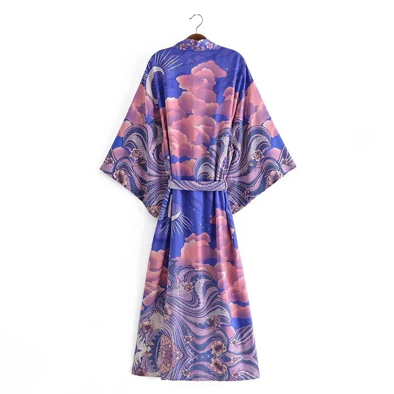 California Dreamin' Long Kimono Robes
