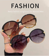 Shania's Round Sunglasses Oversized Vintage Shades