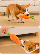 Carrot Plush Toy Pet Chew Toy