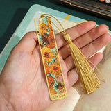 Metal Flower Bookmarks