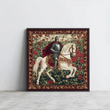 Knight and Horse 50X50CM DIY Cross Stitch Kit 11CT/14CT Full Embroidery Wall Hanging Decoration