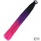 Long Braided Ponytail Hair Extensions 60CM
