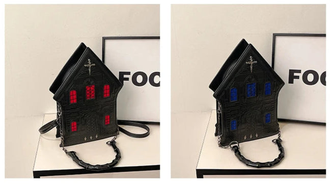 Haunted House Crossbody Bag