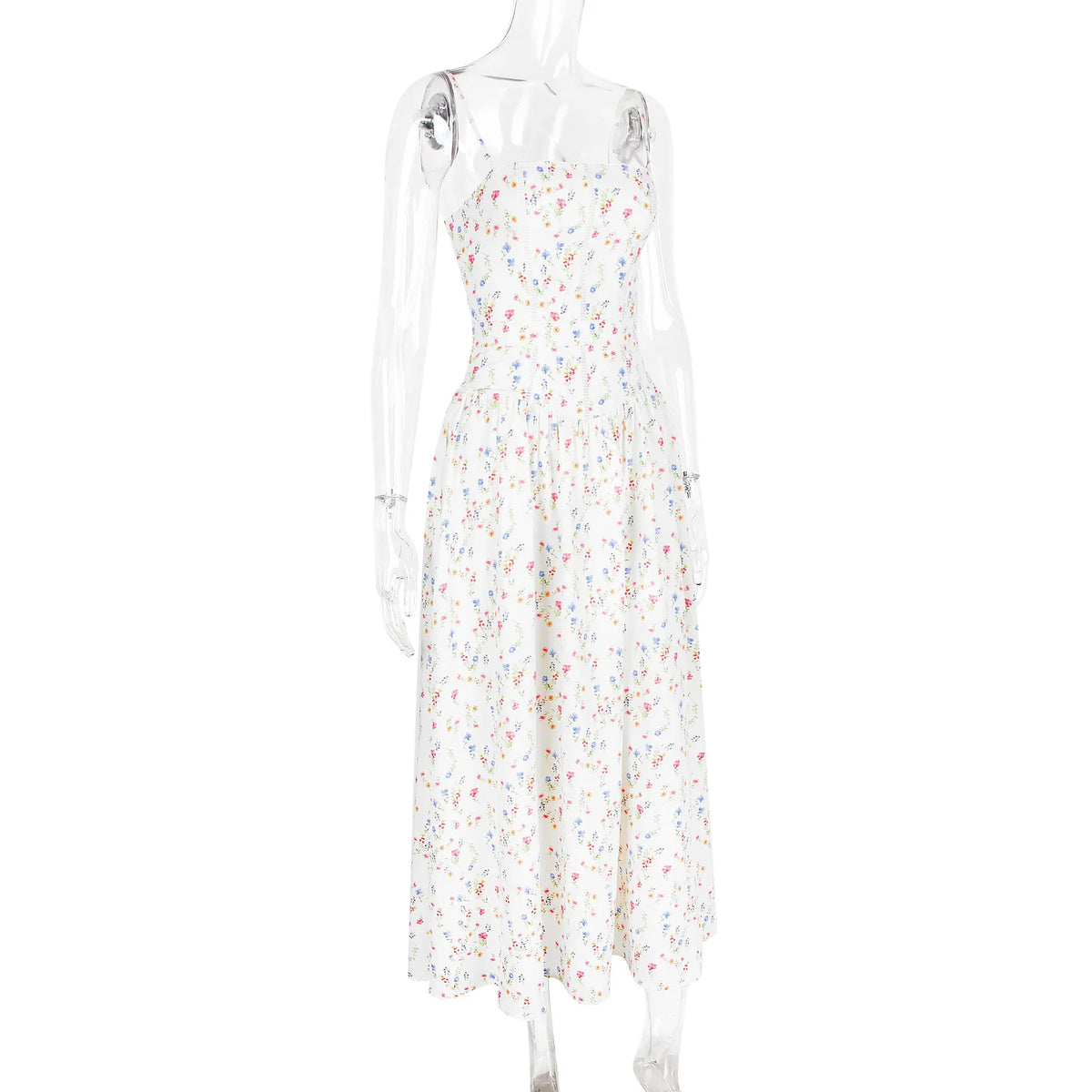Olivietta's Floral Print Midi Sundress