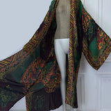 Wanda's Boho Kimono Cover Up Maxi Coat