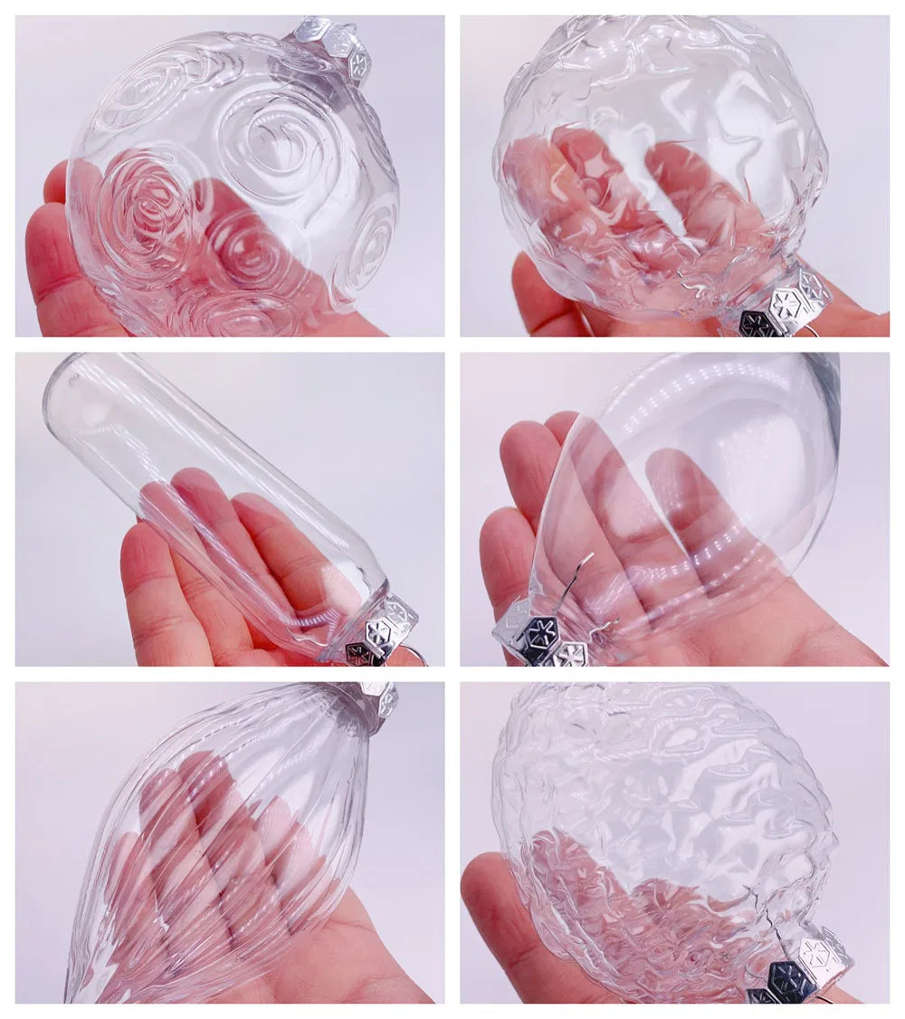 Twenty DIY Paintable Shatterproof Fillable Christmas Decoration Ornaments 80mm Pinecone Nut Acorn