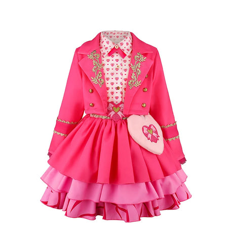 Descendants Cosplay Red Pink Chloe Kids Clothes Halloween Book Week Costumes