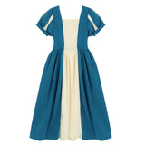 Soft Princess Dress for Girls Kids Halloween Cosplay Belle Cinderella Aurora Melinda Snow White Costume