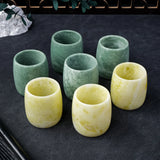 Crystal Healing Jade Drinking Vessel Handmade Folk Art Ornaments