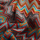 Boho Zig Zag Mexico Baja Blankets