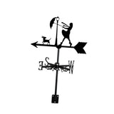 Umbrella Girl and Dog Weathervane