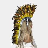 Handcrafted Feather Mohawk Headdresses Carnival Party Costumes