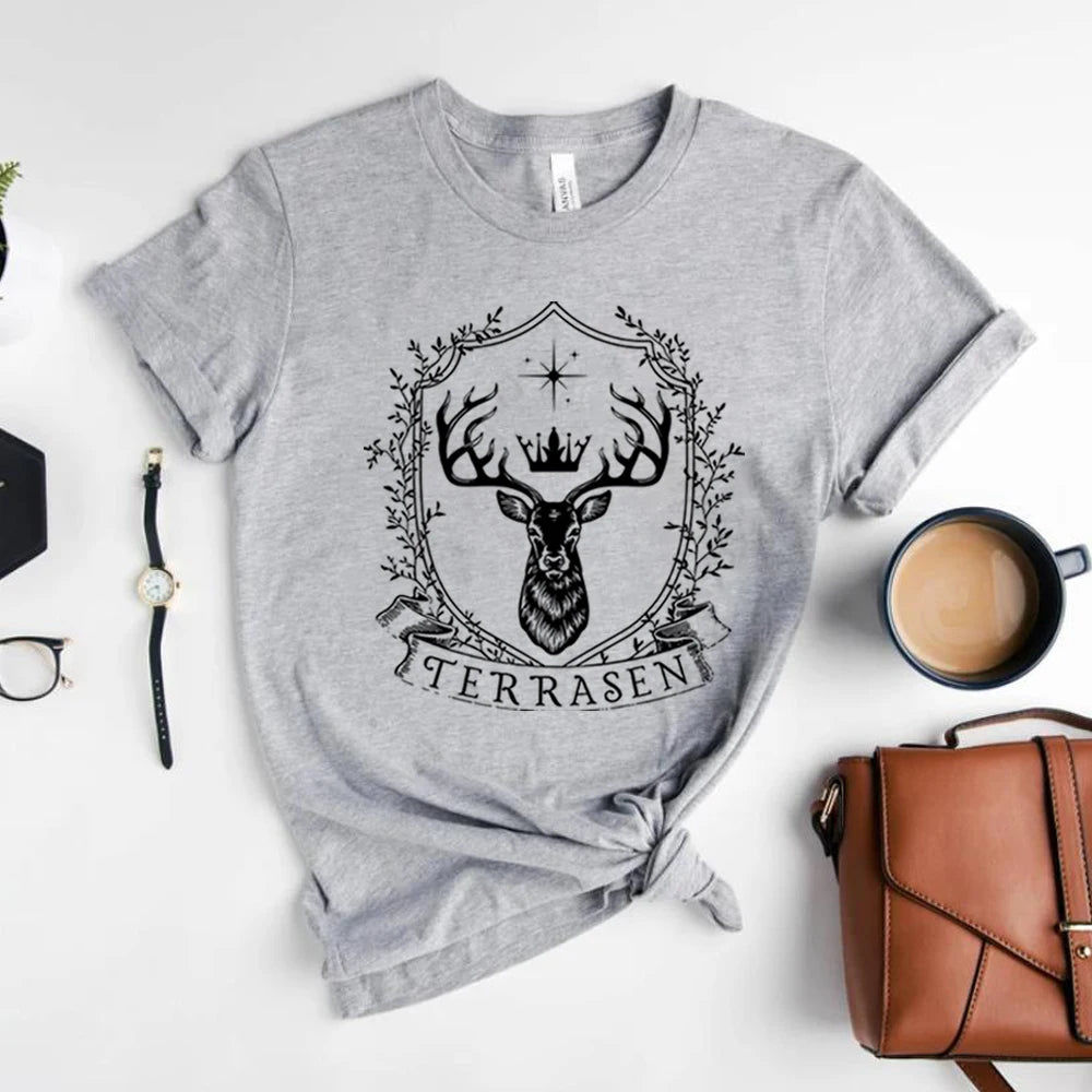 Terrasen T-Shirt Throne of Glass for the Book Lovers