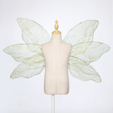 Green Glitter Butterfly Wings Fairy Cosplay
