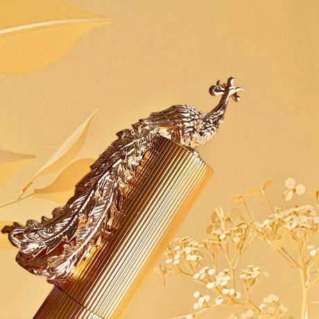 1pc Empty Lipstick Tube Metal 3D Gold Phoenix Lipstick Bottle 12.1mm DIY Makeup Packaging Lip Balm Tube