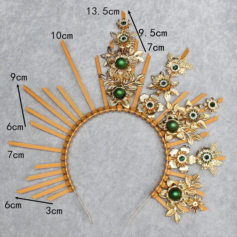 Build Your Own Halo Crown DIY Kits Virgin Mary's Baroque Halo Crowns Headpieces