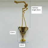 Horcrux Golden Chalice Pendant Necklace with Gift Box