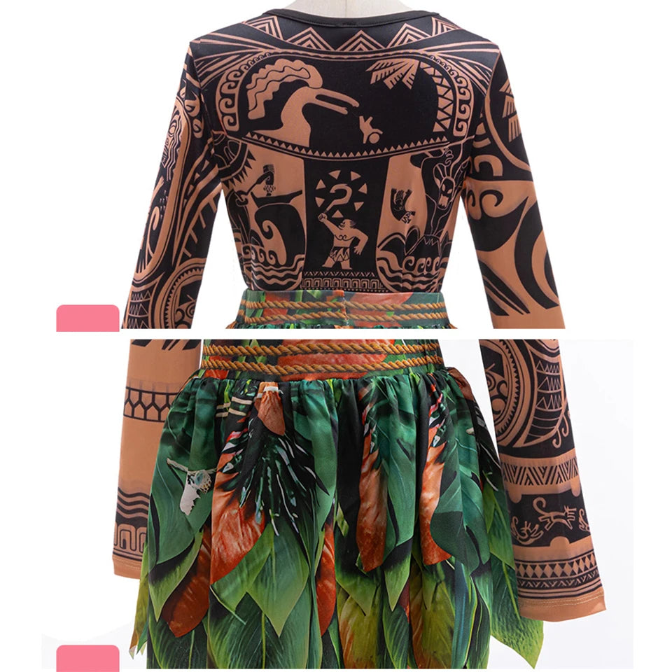 Moana and Maui Dress Ups Halloween Childrens Costumes