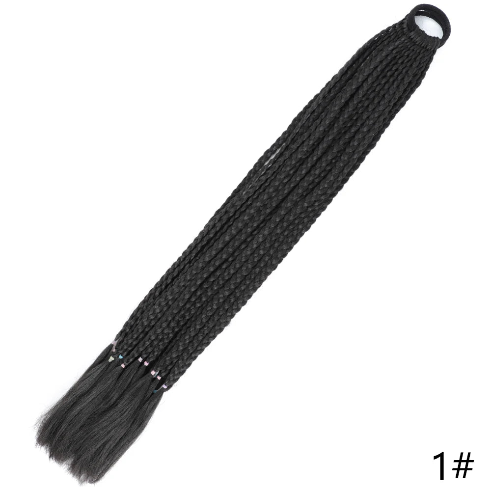 Long Braided Ponytail Hair Extensions 60CM