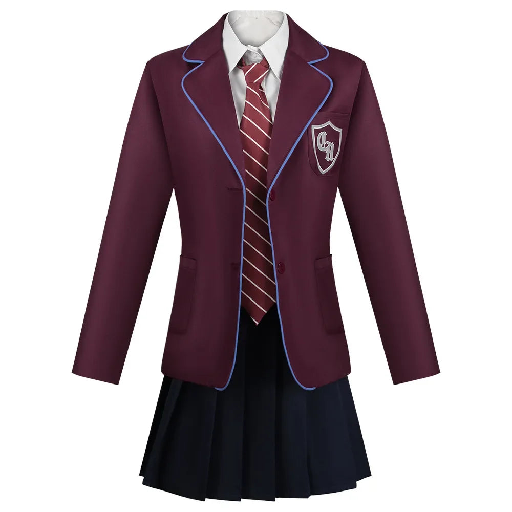 Matilda Book Week Costume School Uniform Coat Skirt Tie Roald Dahl