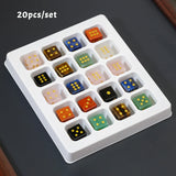 Natural Crystal Stone Lucky Dice