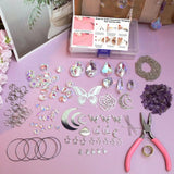 200Pcs Crystal Sun Catcher Making Set DIY Craft Kit