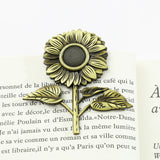 Bronze Metal Book Clips Bee Dragon Rose Sunflower Bookmark