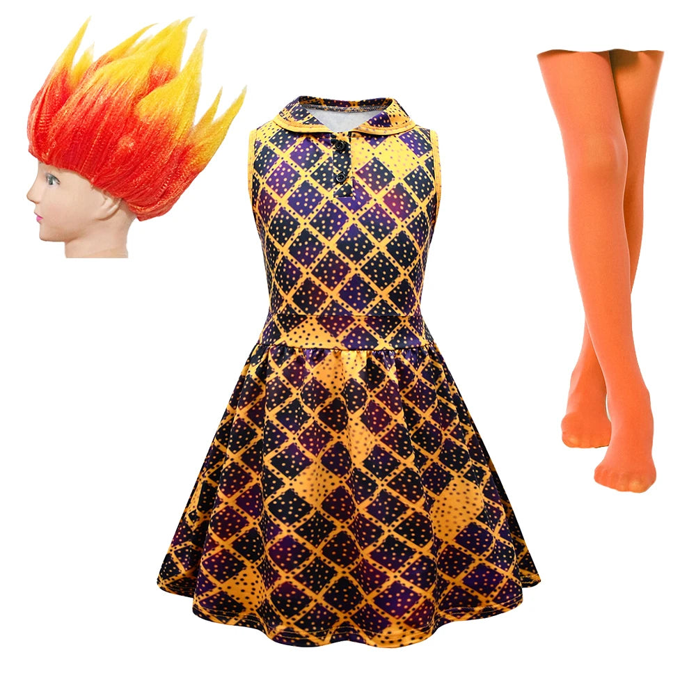 Elemental Wade and Ember Cosplay Costumes