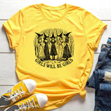 Girls Will Be Girls Witch T-Shirt