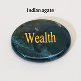 Natural Crystal Thumb Worry Stone for Meditation Anxiety Charkas
