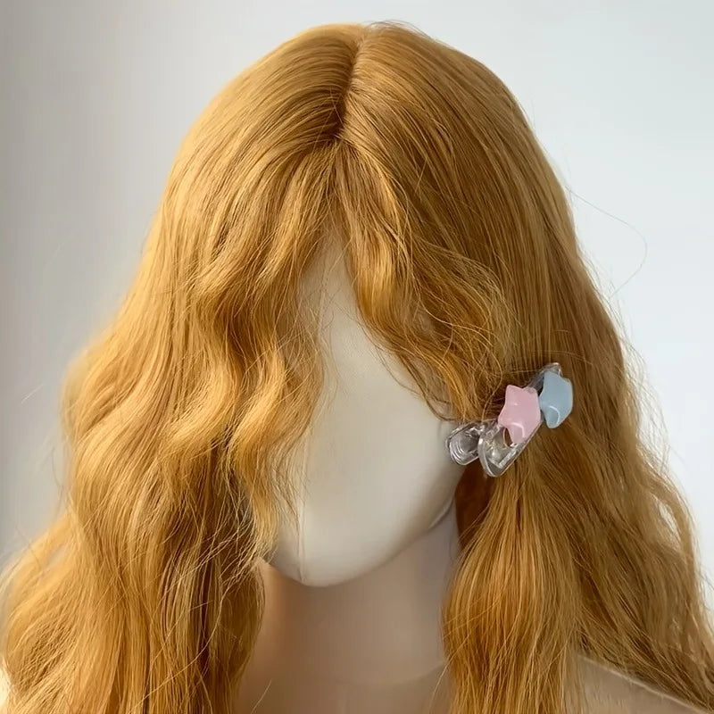 One Meter Long Golden Wool Synthetic Wig Fluffy Long Curly Hair Wig