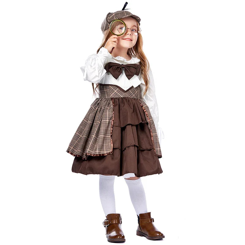 Sherlock and Enola Holmes Cosplay Detective Costumes