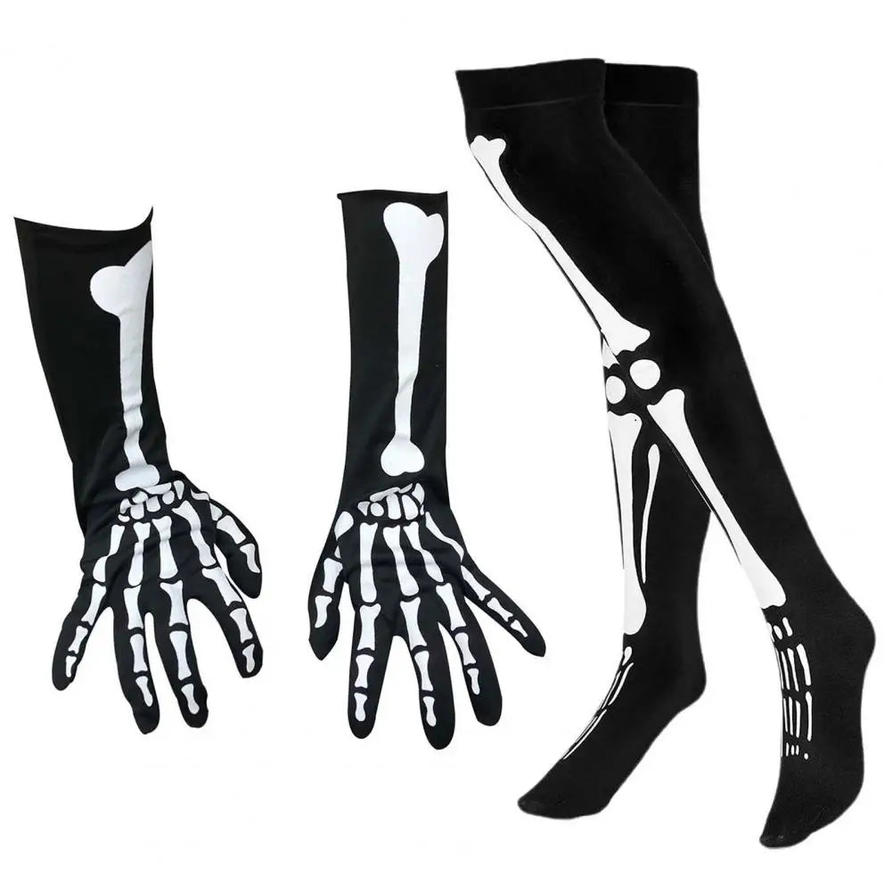 Glow in the Dark Skeleton Gloves and Socks