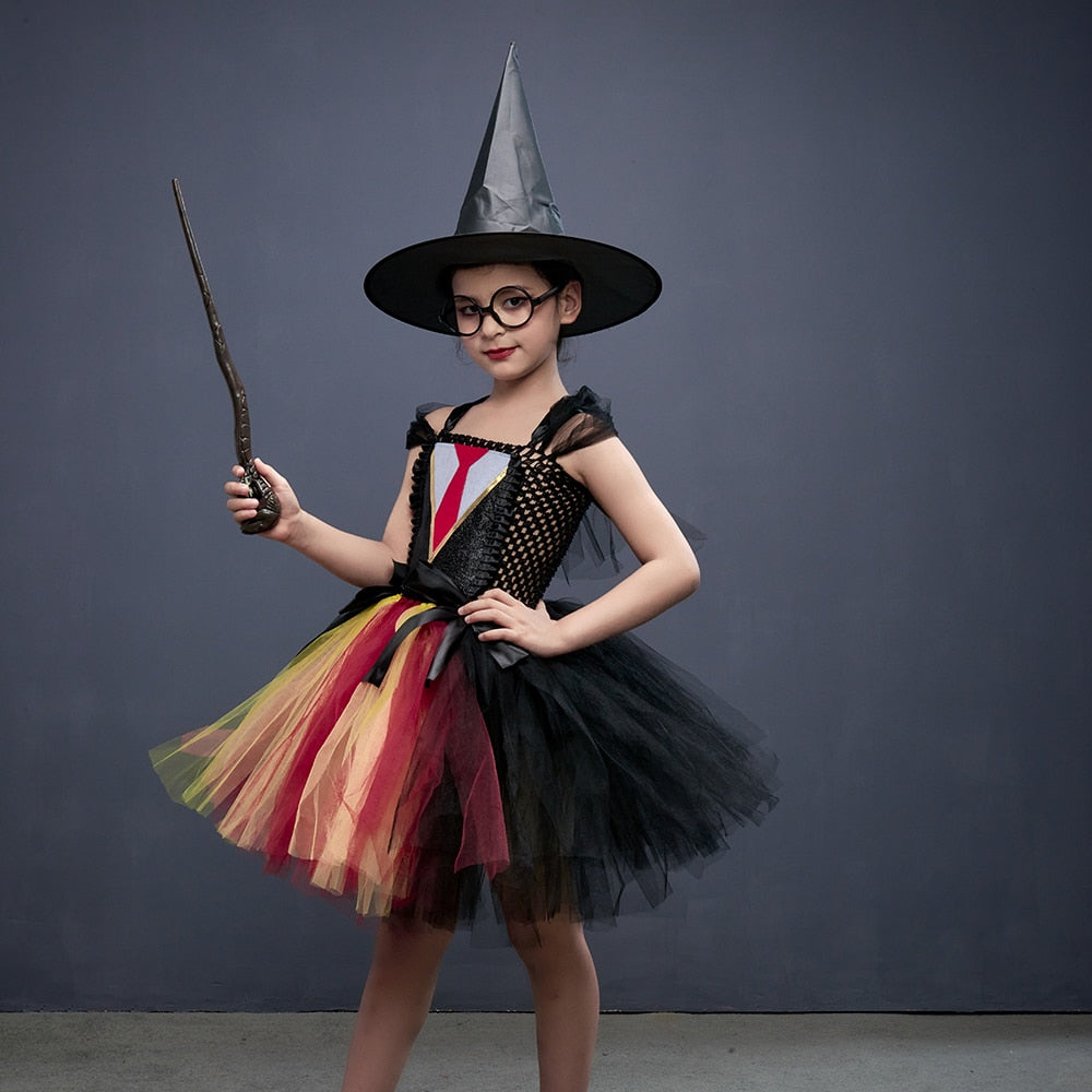 Hermoine Tulle Tutu Dress for Halloween Cosplay Costume