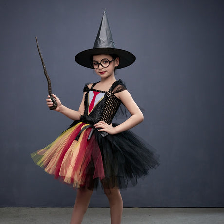 Hermoine Tulle Tutu Dress for Halloween Cosplay Costume