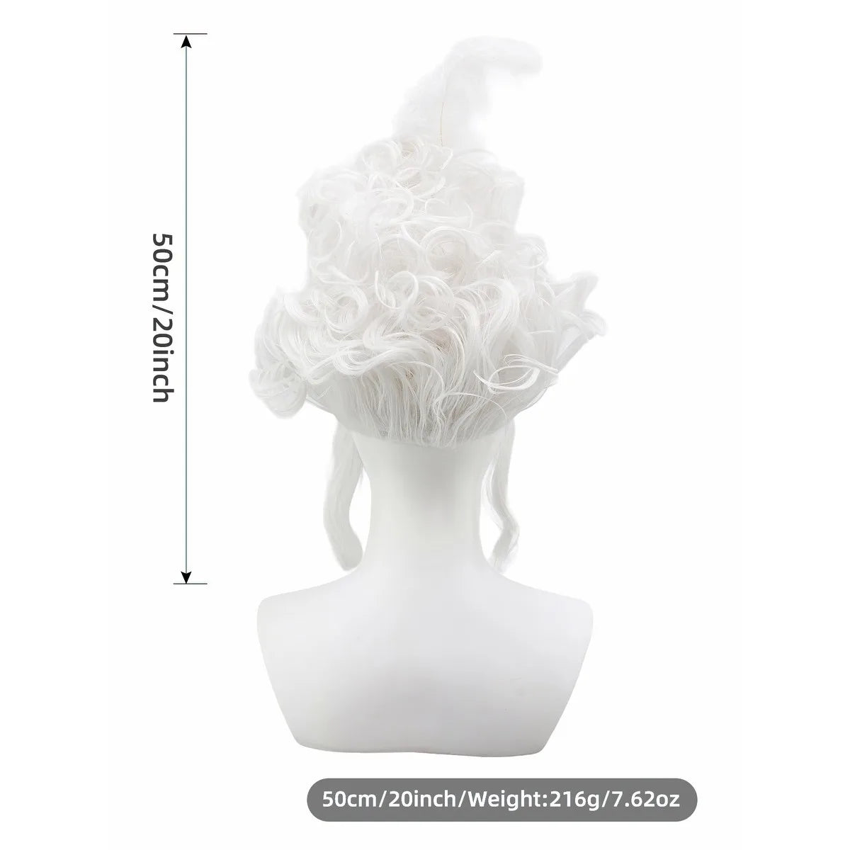 Pink Fluffy High-Top Cosplay Wig Queen's Hairstyle with Feather Flowers
