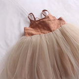 Bhoomie Baby Girl Toddler Cotton Linen Tutu Dresses
