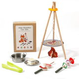 Baby Camping Barbecue Set Toy Role-Playing Camping Scene Immersive Play Gift for Children