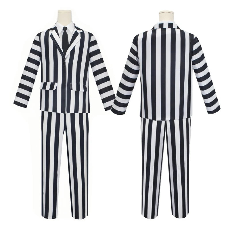 Lydia & Beetlejuice Adult Halloween Costumes