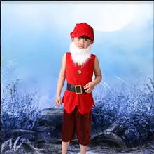 Children Snow White Seven Dwarfs Costume Children Christmas Halloween Book Week Costumes Kids Cosplay Performance Costume